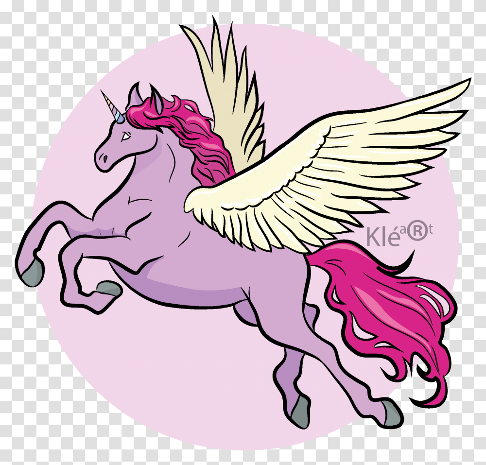 Dragon Clipart Unicorn Pink Fly Unicorn Download Flying Unicorn Clipart, Animal, Bird Transparent Png