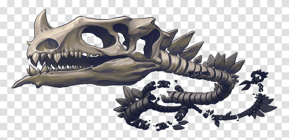 Dragon Corpse Skull, Dinosaur, Reptile, Animal Transparent Png