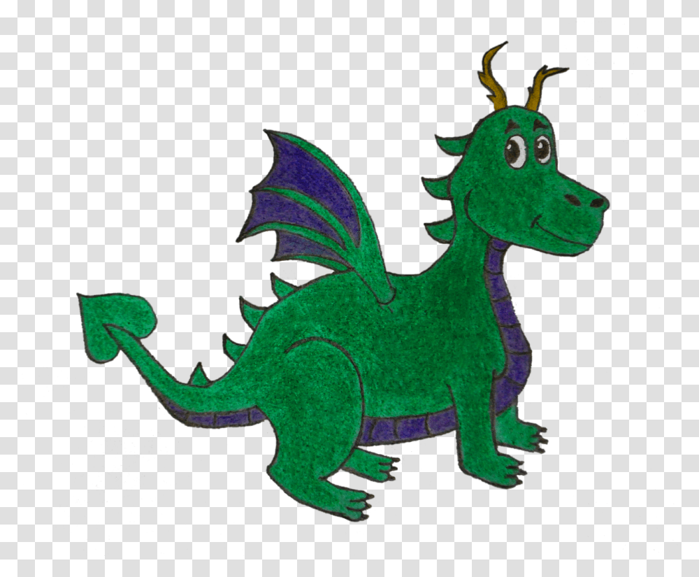 Dragon Dibujo A Color, Reptile, Animal, Dinosaur, Lizard Transparent Png
