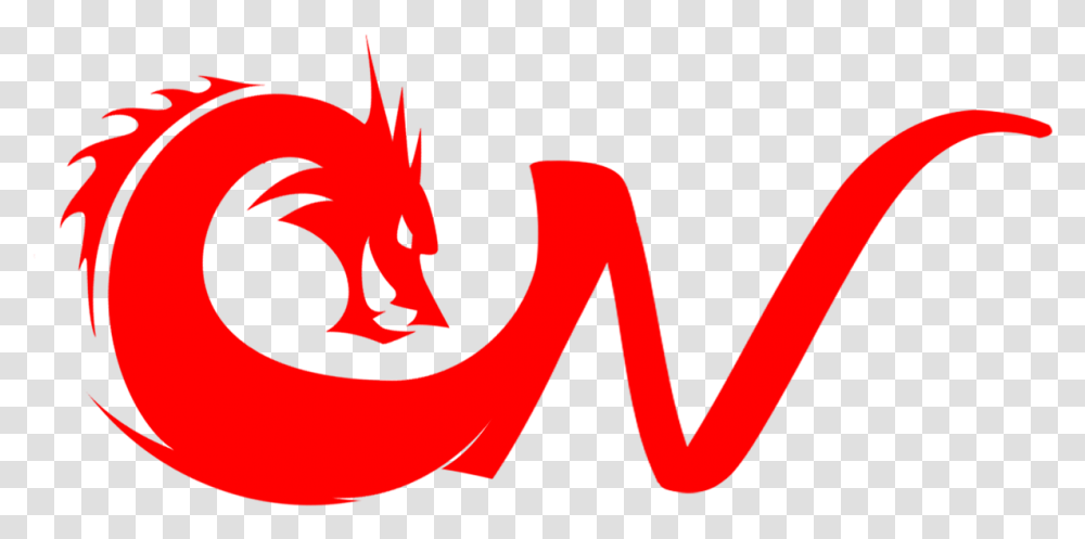 Dragon Dragon Cn Logo For Content Creator Emblem Transparent Png
