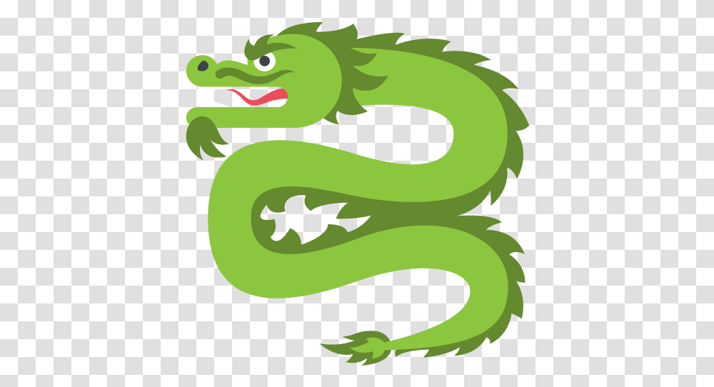 Dragon Dragon Emoji, Green, Reptile, Animal, Bird Transparent Png