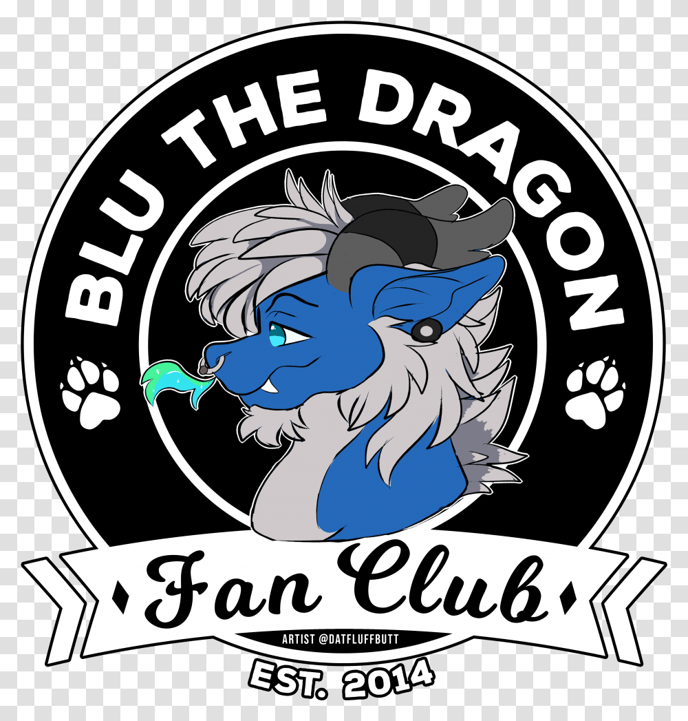 Dragon Emblem Blu The Dragon Copy Dutch Angel Dragon Fursuit Fan Club T Shirts, Label, Text, Logo, Symbol Transparent Png