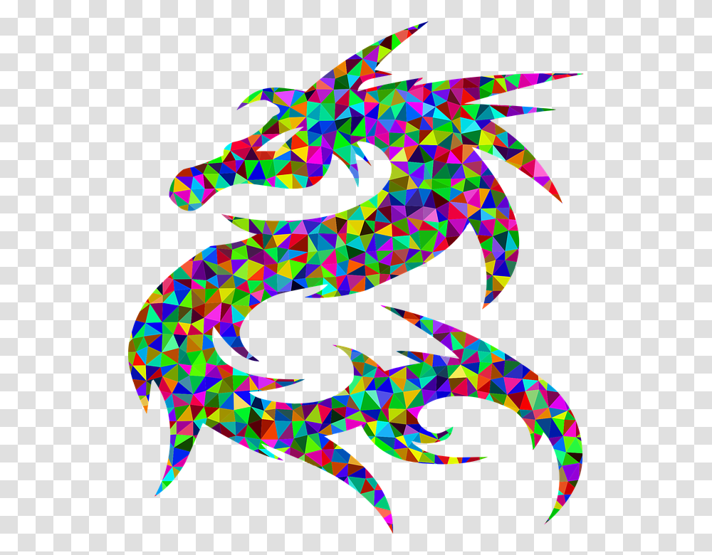 Dragon Every Hue Symbol Of Japan Dragon, Light, Purple, Neon Transparent Png