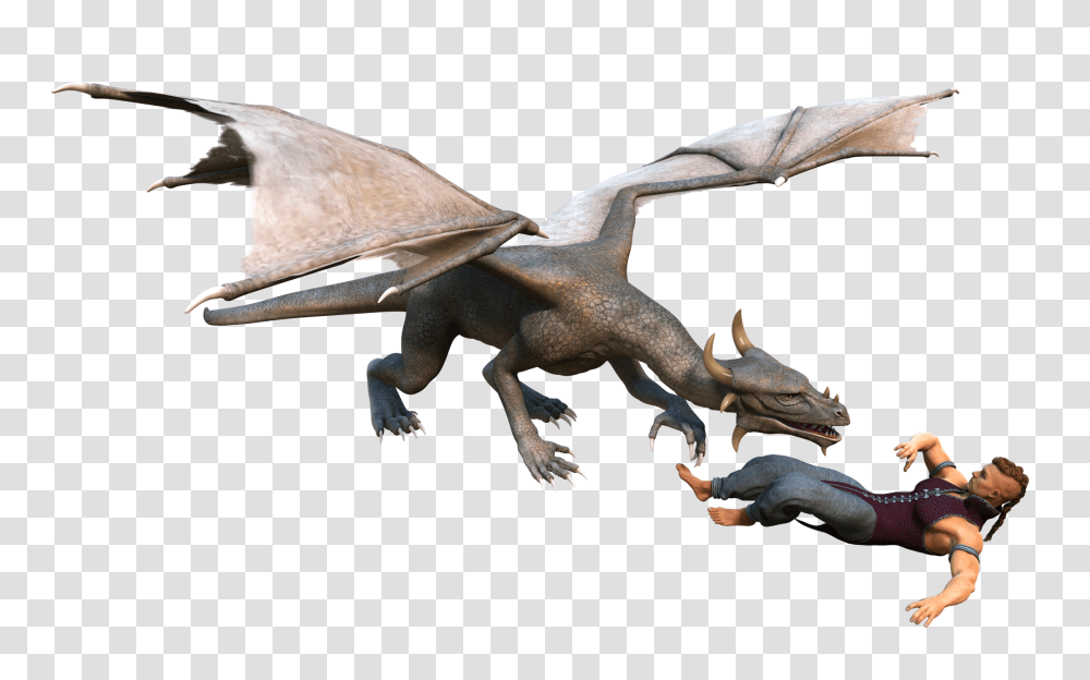 Dragon, Fantasy, Person, Human, Statue Transparent Png