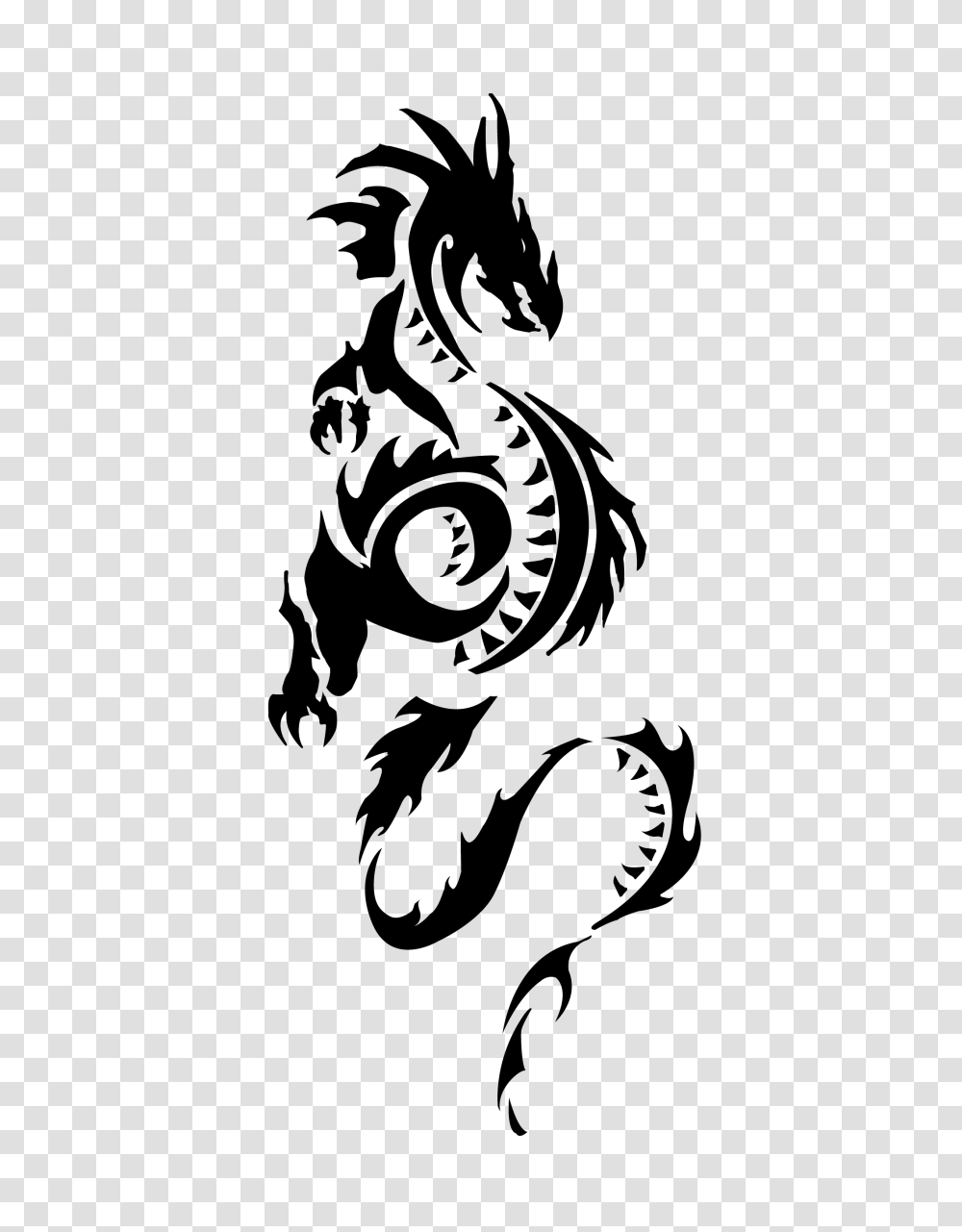 Dragon, Fantasy, Silhouette, Arrow Transparent Png