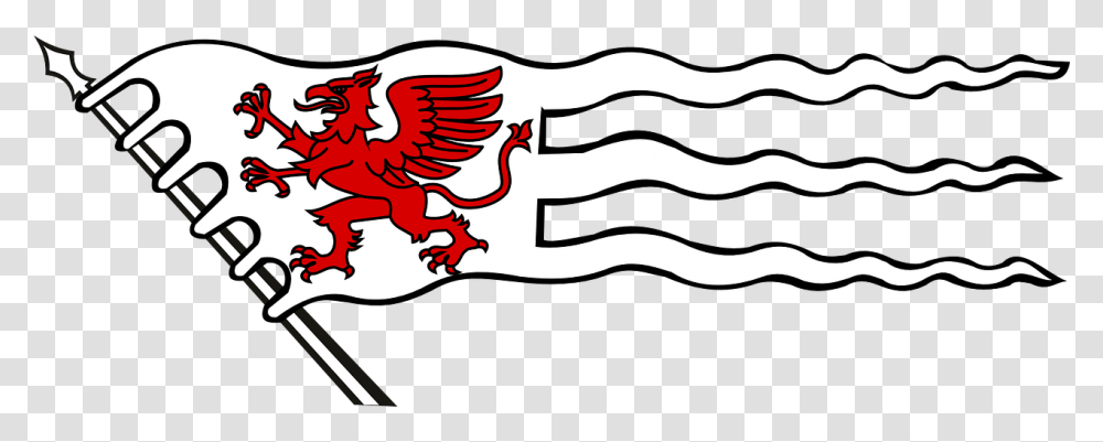 Dragon Flag Free Vector, Animal, Reptile Transparent Png