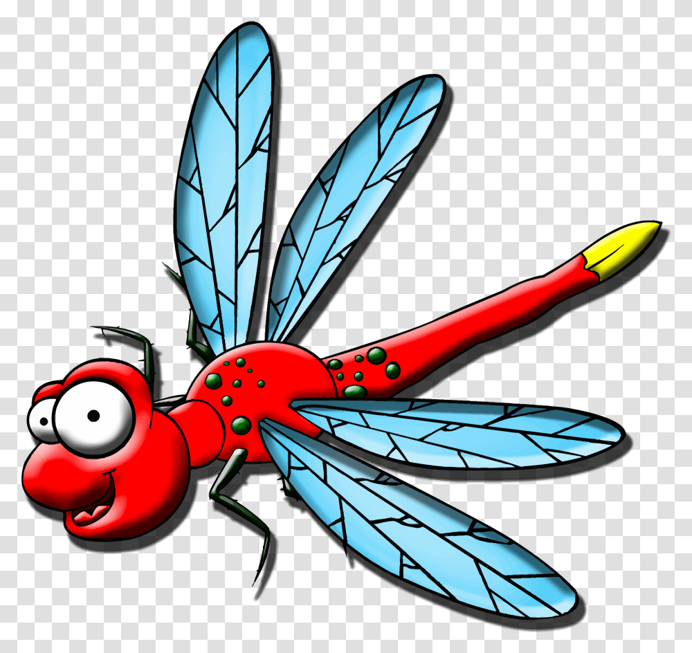 Dragon Fly Clipart Cartoon Dragonfly, Insect, Invertebrate, Animal, Anisoptera Transparent Png