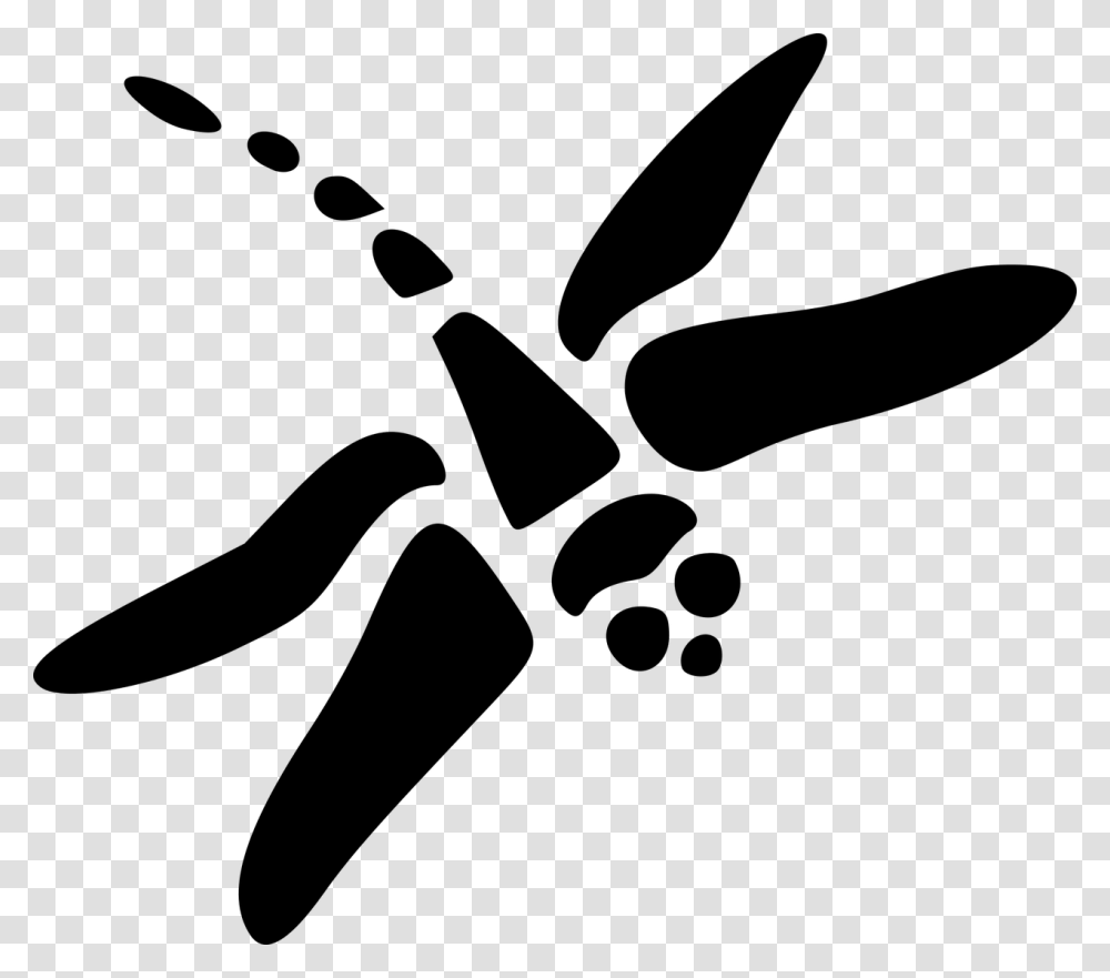Dragon Fly Dragonfly Black And White Clip Art, Gray, World Of Warcraft Transparent Png