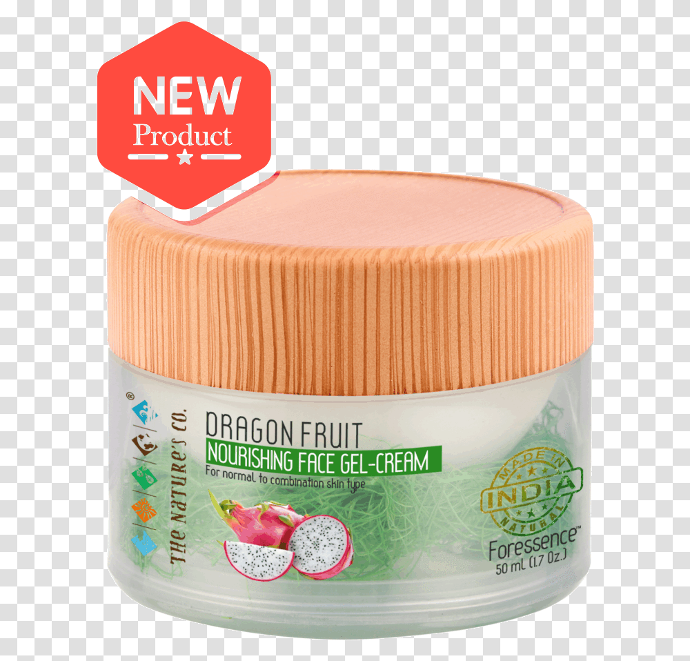 Dragon Fruit Nourishing Face Gel Cream Cream, Label, Cosmetics Transparent Png
