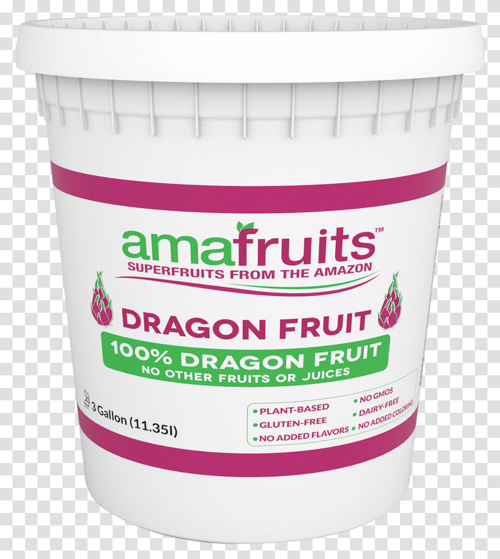 Dragon Fruit Sorbet 3 Gal Tub Household Supply, Food, Yogurt, Dessert Transparent Png