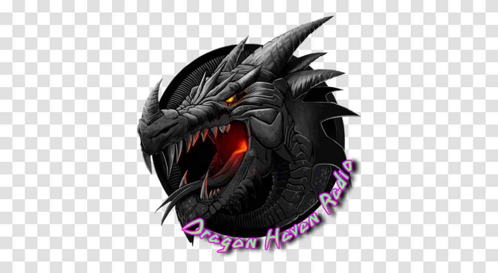 Dragon Haven Radio Free Internet Tunein Black Dragon Logo Transparent Png
