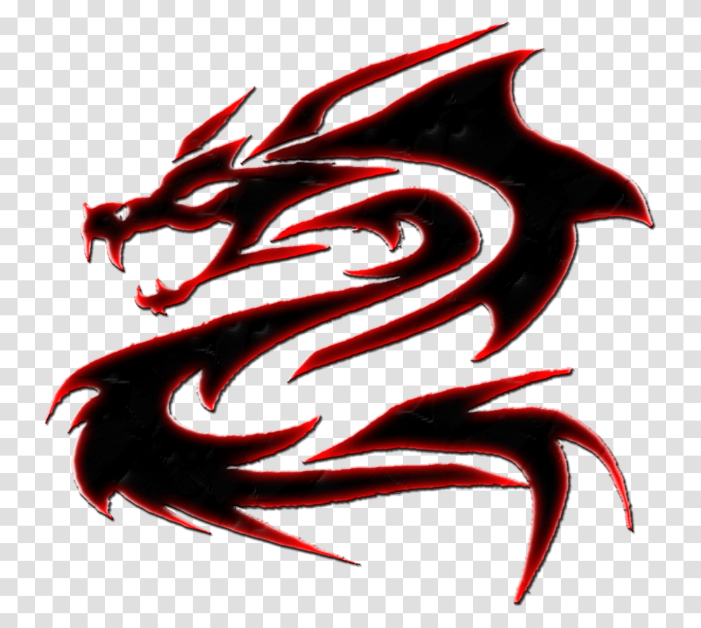 Dragon Head Black And Red Logo Free Image Cool Dragon Logo, Rose, Flower, Plant, Blossom Transparent Png
