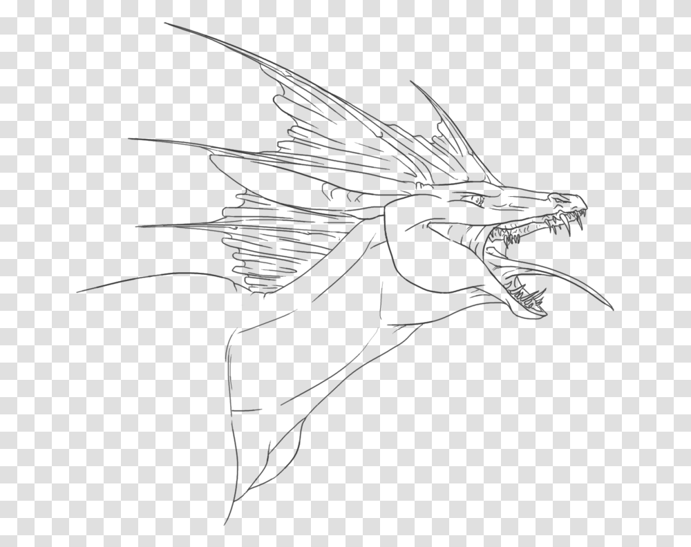 Dragon Head Coloring Page, Bow, Animal, Wasp, Bee Transparent Png