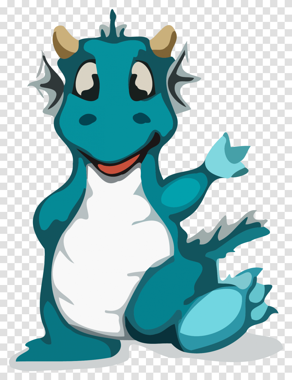 Dragon Hello Clipart - Clipartlycom Animated Dragons, Animal, Mammal, Mascot Transparent Png