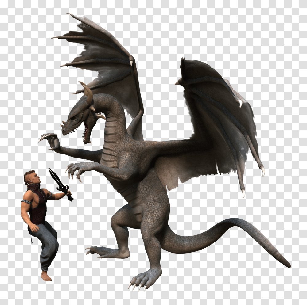 Dragon Image Dragon Photoshop, Statue, Sculpture, Art, Person Transparent Png