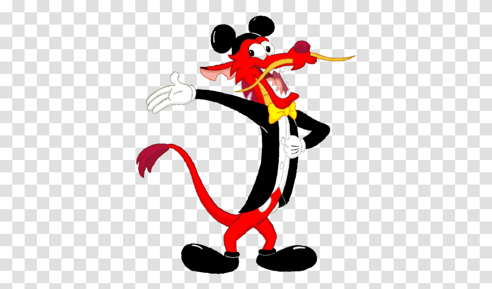 Dragon In Tuxedo Mushu Mickey Mouse, Pirate Transparent Png