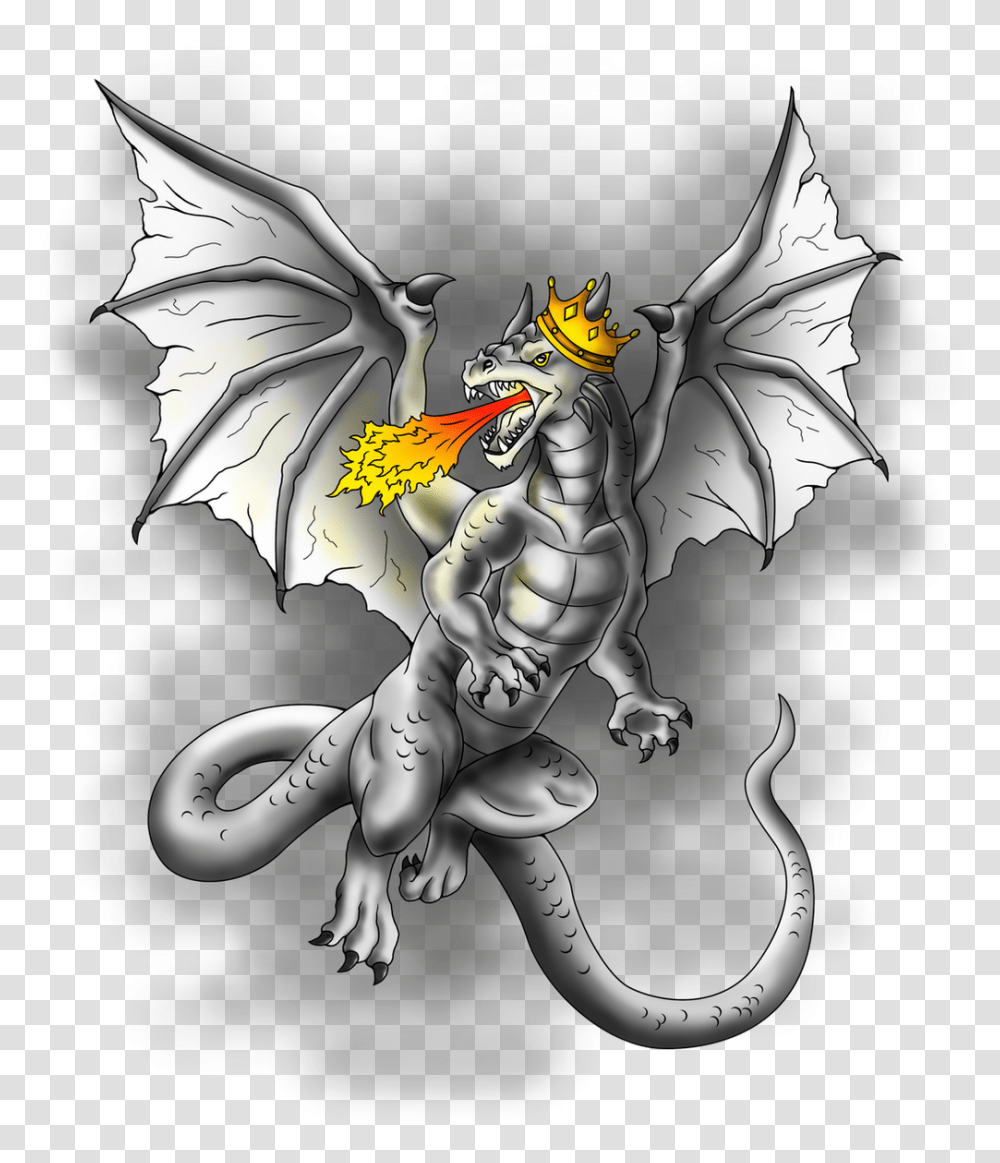 Dragon King Tattoo, Painting Transparent Png