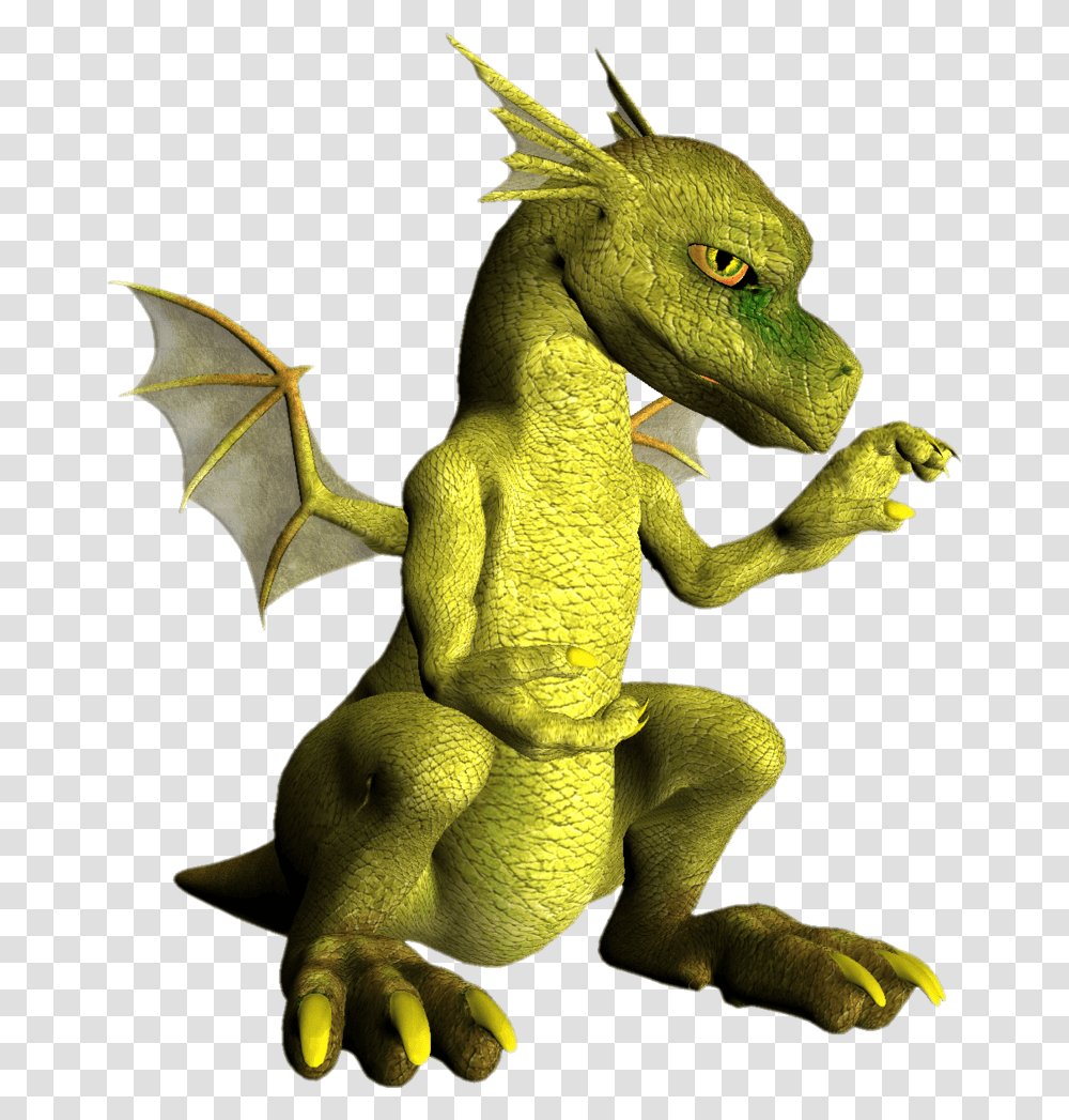 Dragon, Lizard, Reptile, Animal, Toy Transparent Png