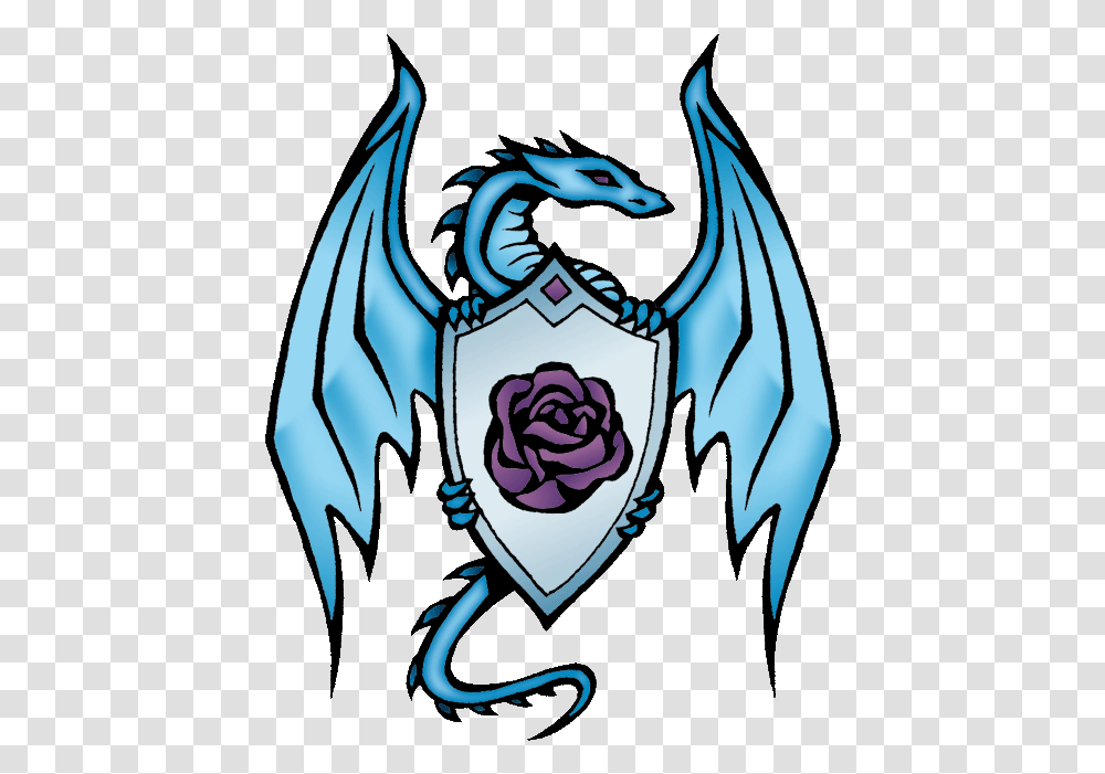 Dragon Logo Blue Dragon Crest, Statue, Sculpture, Art Transparent Png