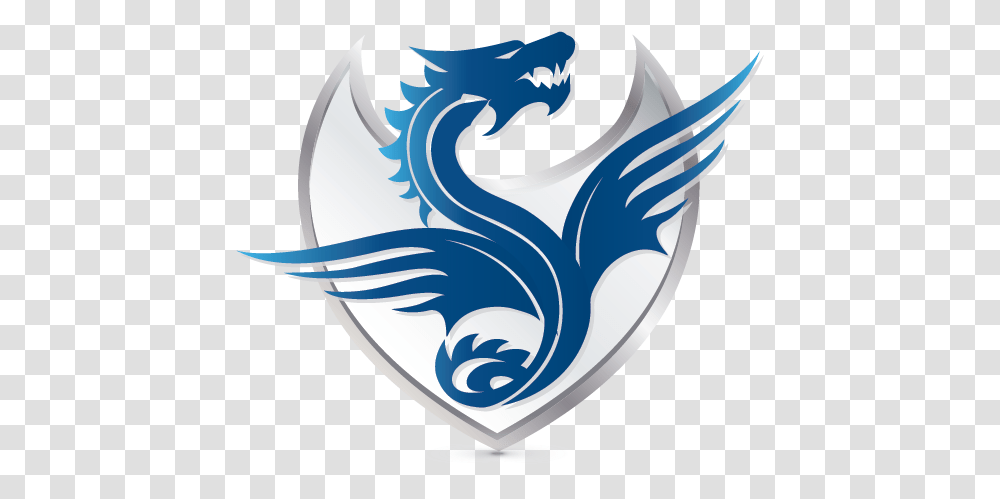 Dragon Logo Maker Blue Dragon Logo, Bird, Animal, Emblem, Symbol Transparent Png