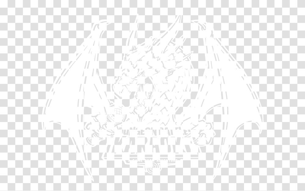 Dragon Logo White Illustration, Texture, White Board, Apparel Transparent Png