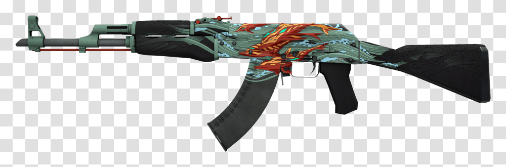 Dragon Lore Vs Lexus Ak 47 Neon Revolution, Gun, Weapon, Weaponry, Building Transparent Png