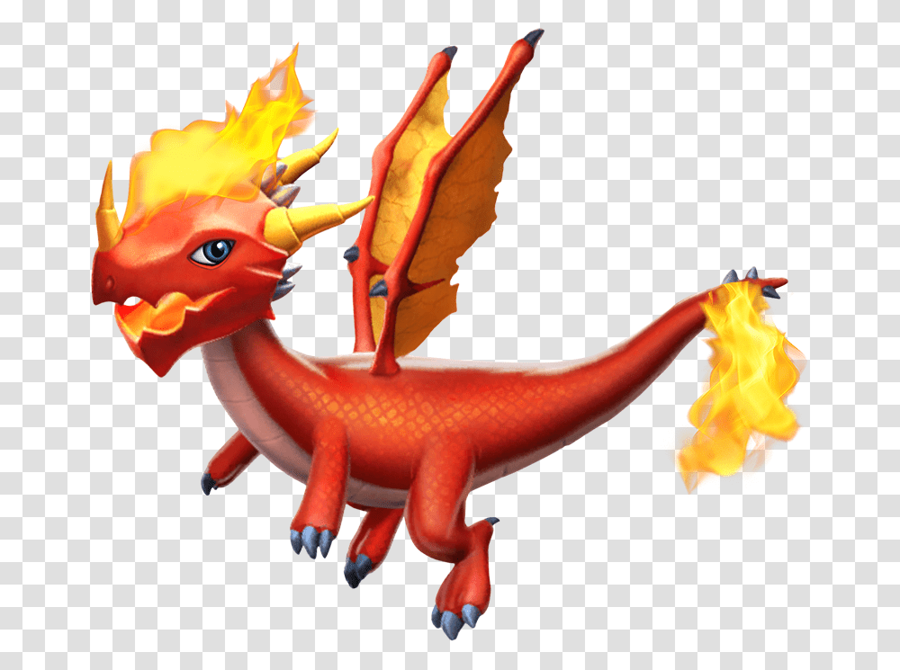 Dragon Mania Fire Dragon, Dinosaur, Reptile, Animal Transparent Png
