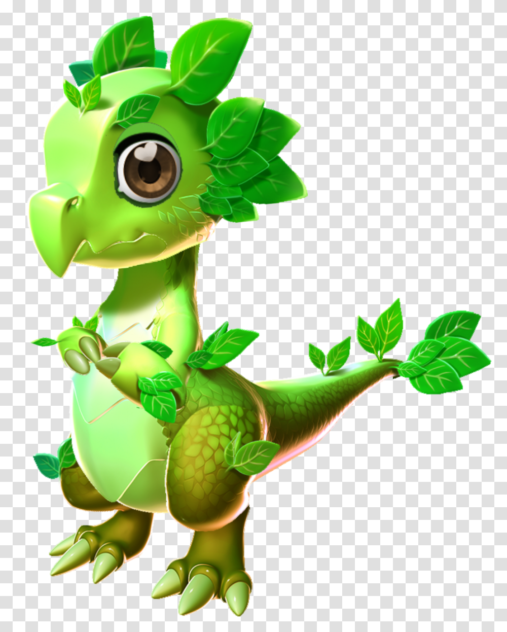 Dragon Mania Legends Hoja Download Dragon Mania Legends Leaf Dragon, Toy, Green, Plant, Reptile Transparent Png
