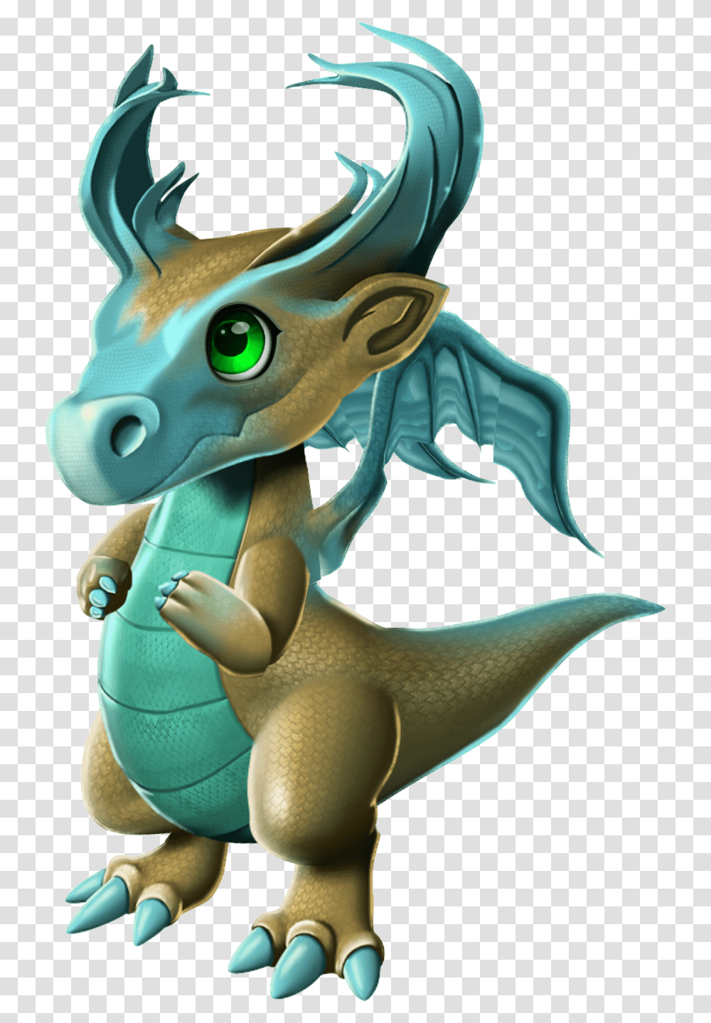 Dragon Mania Legends Mist Dragon, Toy, Figurine, Animal, Alien Transparent Png