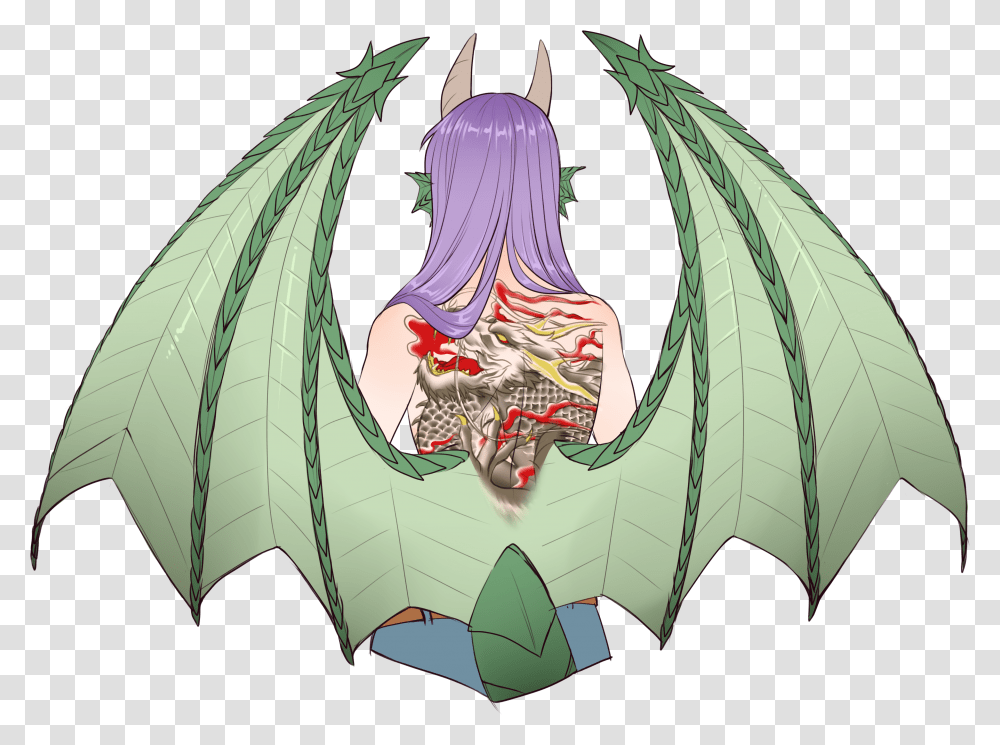 Dragon Monster Girl Encyclopedia Image 2246956 Zerochan Monster Girl Dragon Back, Tent, Person, Human Transparent Png