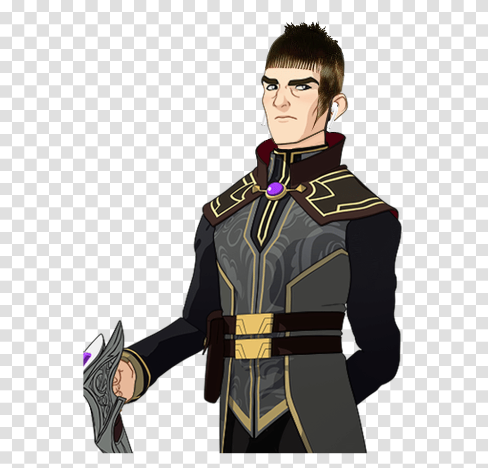Dragon Prince Viren Cosplay, Person, Human, Military Uniform, Officer Transparent Png