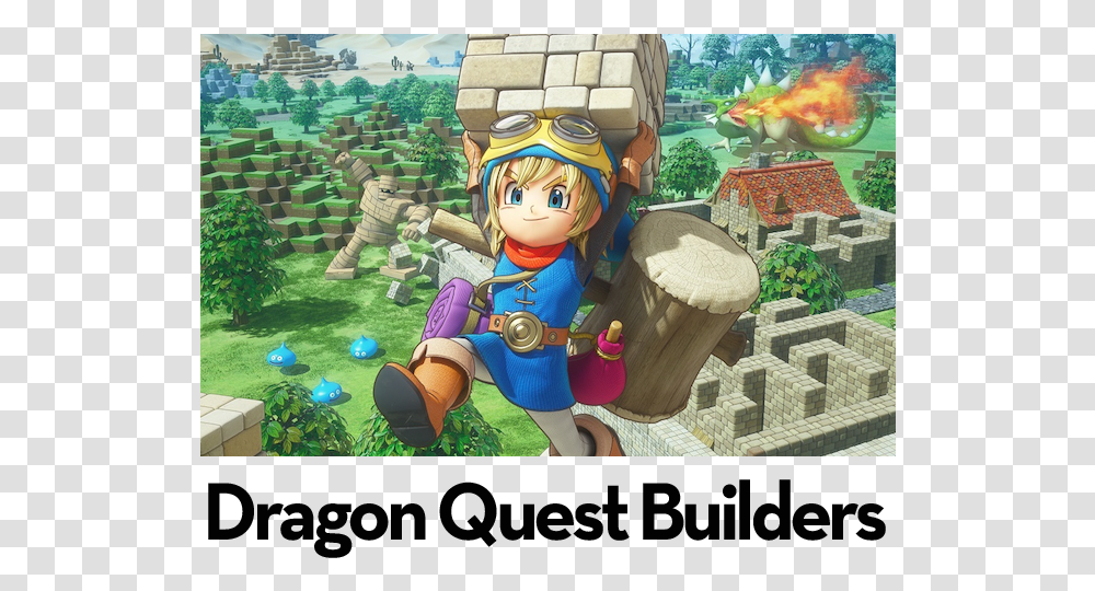 Dragon Quest Builder Ps4 Vs Switch, Legend Of Zelda, Person, Human, Fish Transparent Png