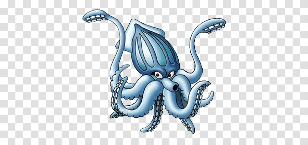 Dragon Quest Warrior Character King Squid King Squid Dragon Quest, Sea Life, Animal, Invertebrate, Octopus Transparent Png