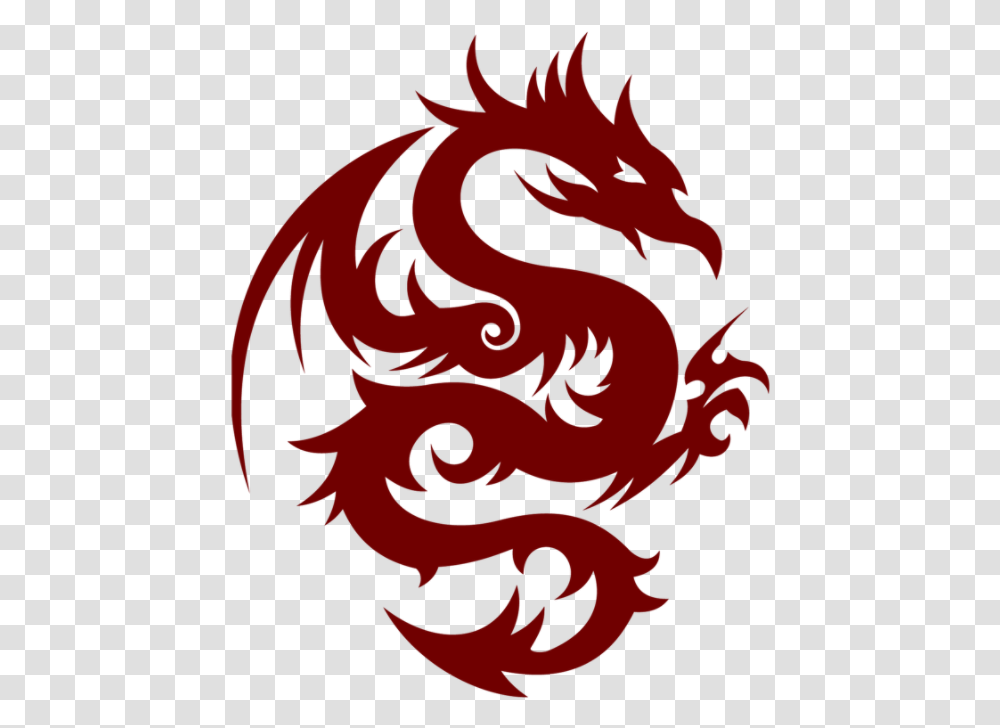Dragon Silhouette Dragon Tattoo Transparent Png