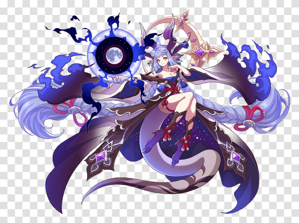 Dragon Silhouette Tsukuyomi Dragalia, Floral Design, Pattern Transparent Png