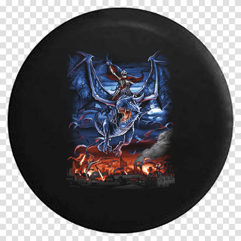 Dragon Skull Circle, Painting, Bowling, Hat Transparent Png
