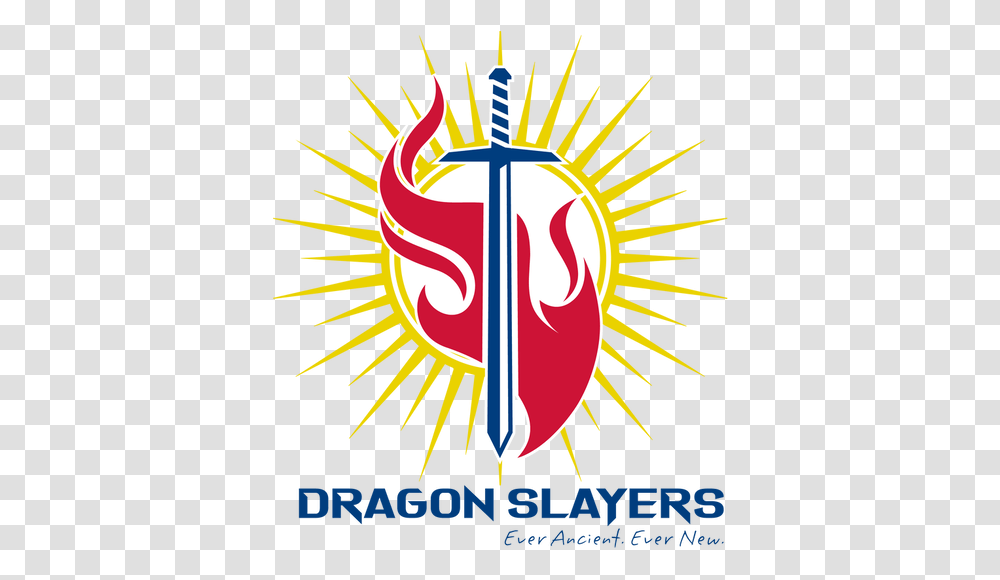 Dragon Slayers Saints In The Making University Vertical, Symbol, Logo, Trademark, Dynamite Transparent Png