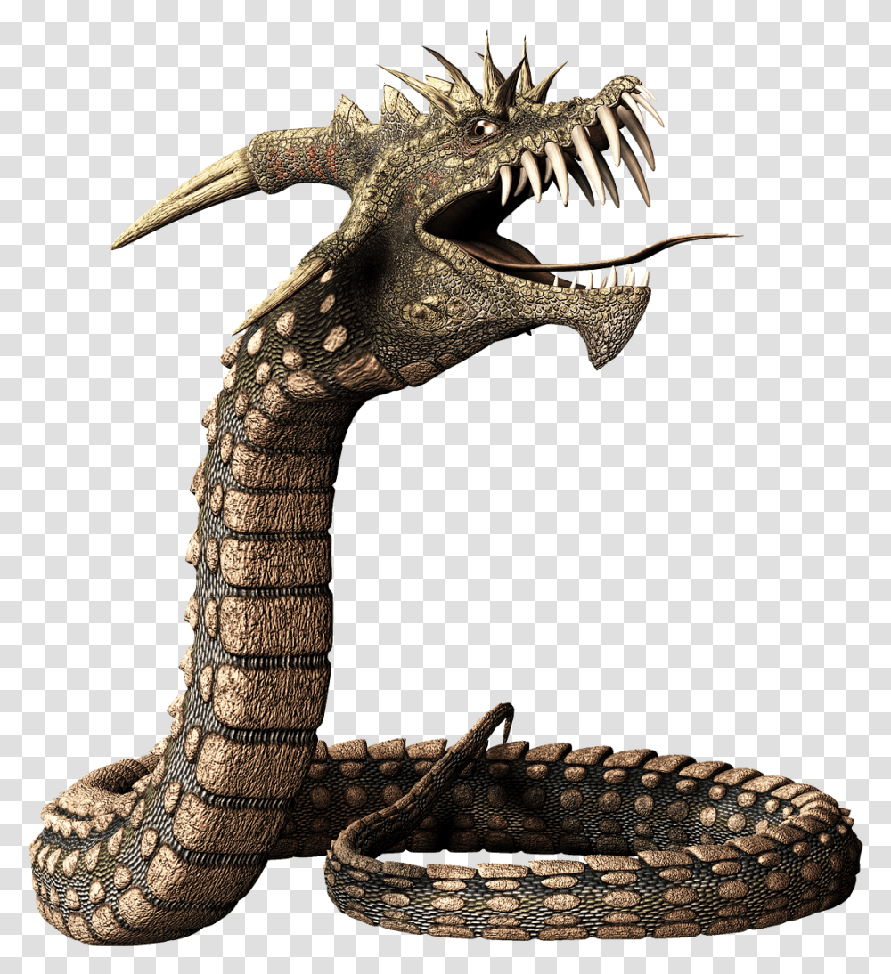 Dragon Snake Snake With Dragon Head, Axe, Tool, Animal, Reptile Transparent Png