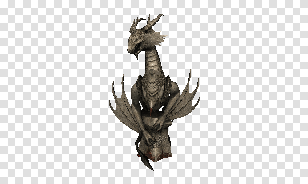 Dragon Statue, Person, Human, Bronze, Antler Transparent Png