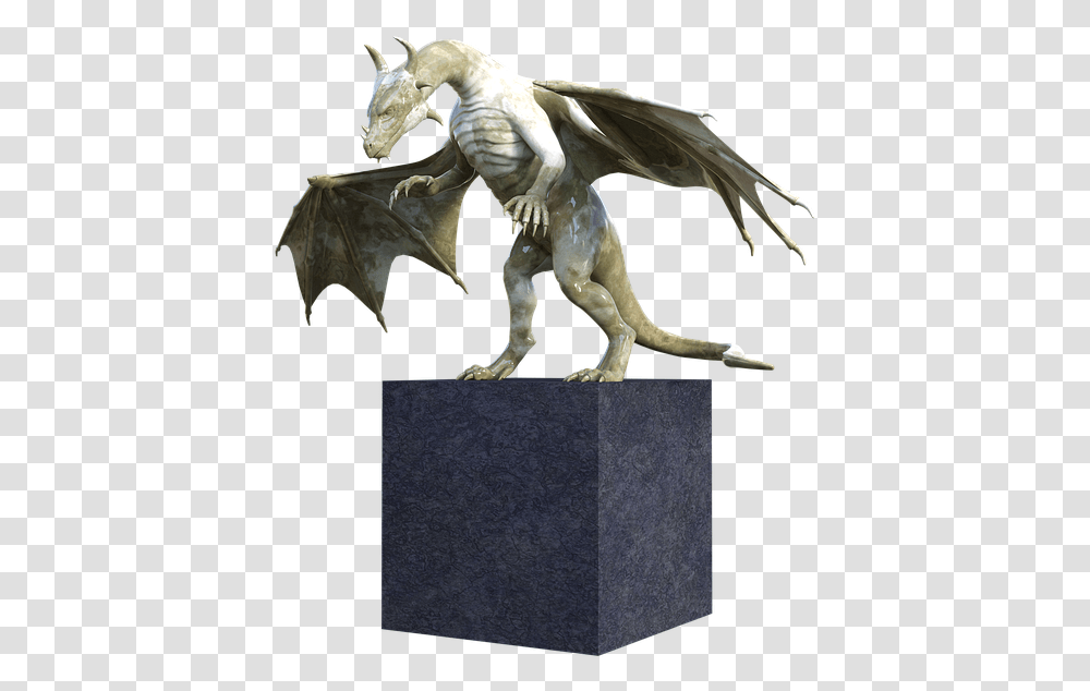 Dragon Stone Mythical Creatures Statue Animal Statue, Dinosaur, Reptile, Horse, Mammal Transparent Png