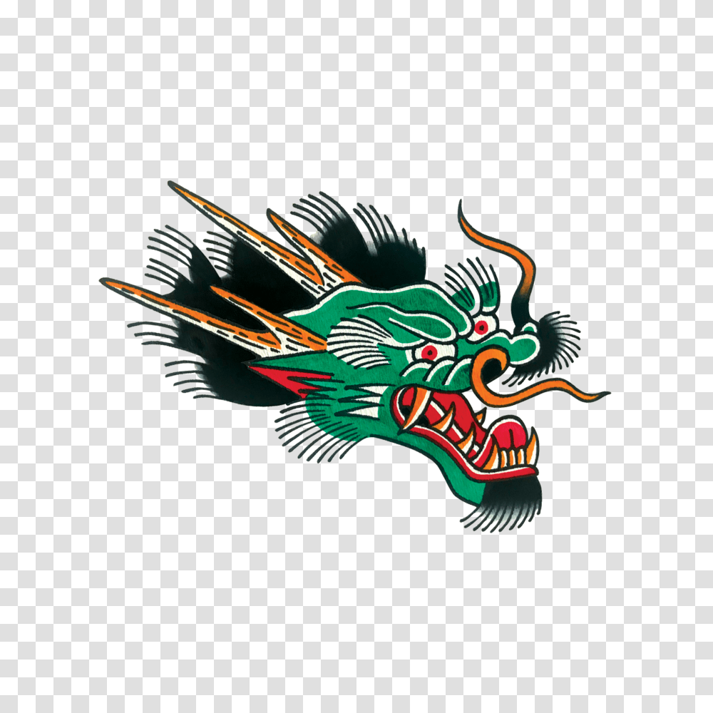 Dragon Tattoo Dragon Tattly Tattoos Dragon Tattoos Traditional Dragon Head Tattoo, Graphics, Art, Text, Logo Transparent Png