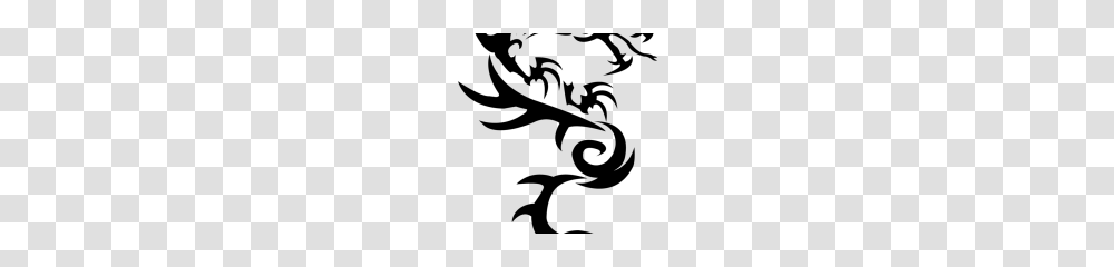 Dragon Tattoos Clipart, Gray, World Of Warcraft Transparent Png