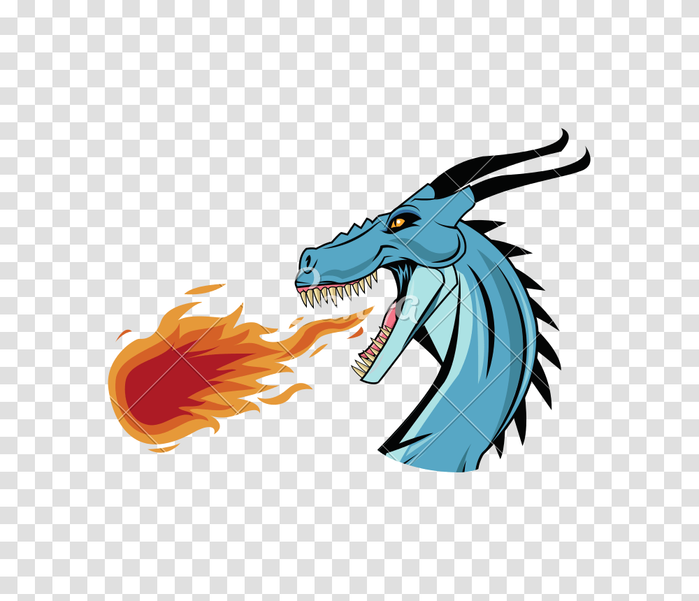 Dragon Throwing Fire Vector, Animal, Reptile, Dinosaur, Light Transparent Png