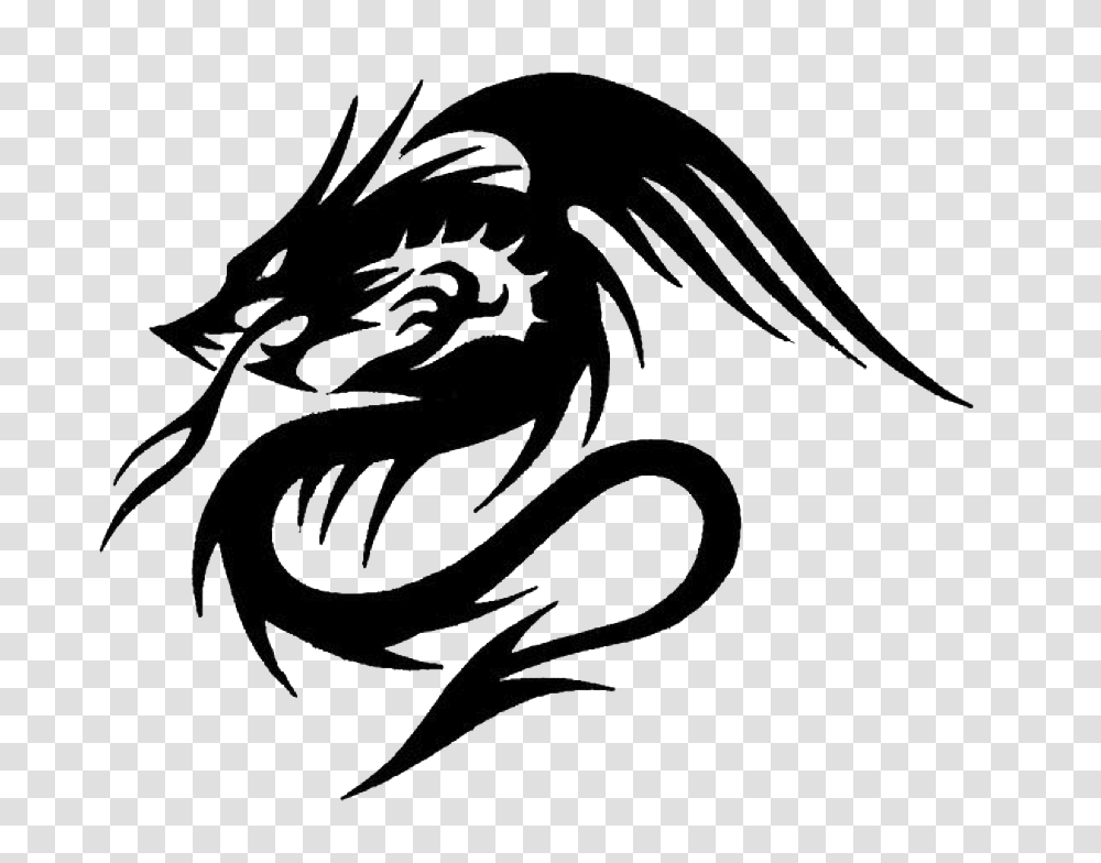 Dragon Tribal Tattoo Transparent Png