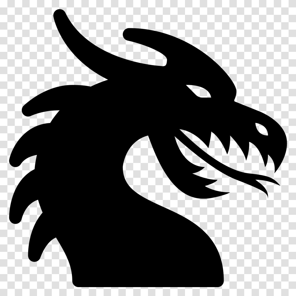 Dragon Vector Dragon Icon, Gray, World Of Warcraft Transparent Png