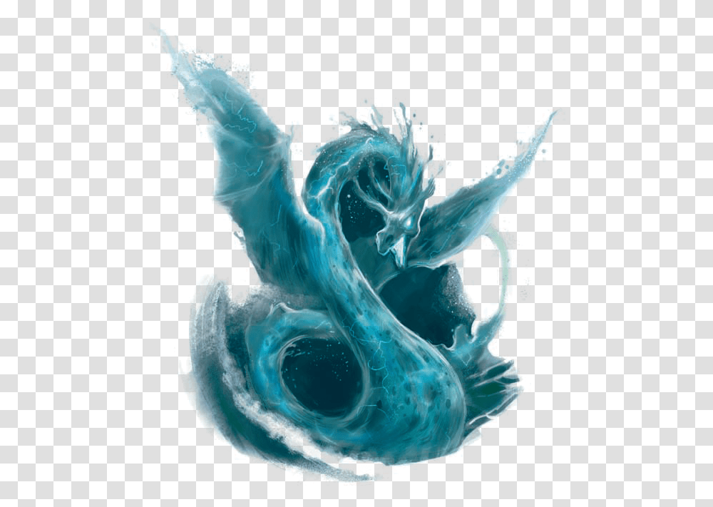 Dragon Water Dragon Fantasy Art, Outdoors, Nature, Ice, Person Transparent Png