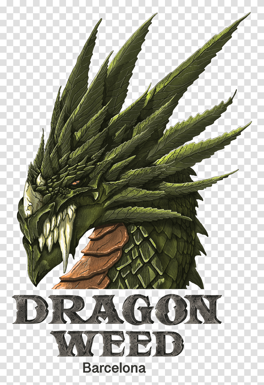 Dragon Weed Cannabis Club Dragon Weed Barcelona Poster Transparent Png