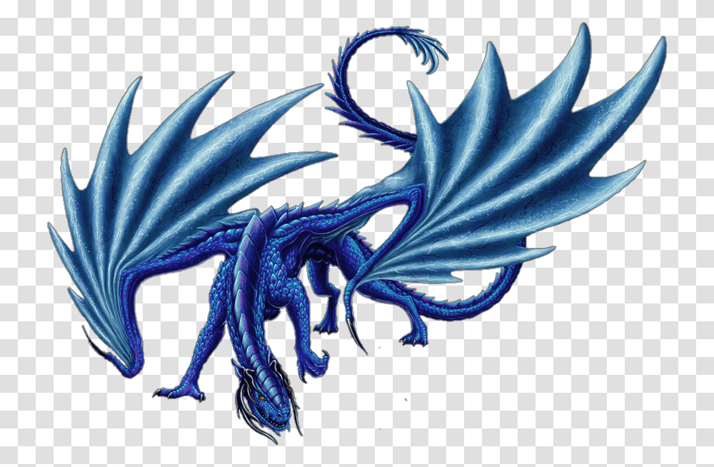 Dragon Wings Fantasy Clipart Tube Psp Blue Dragon Wings Transparent Png