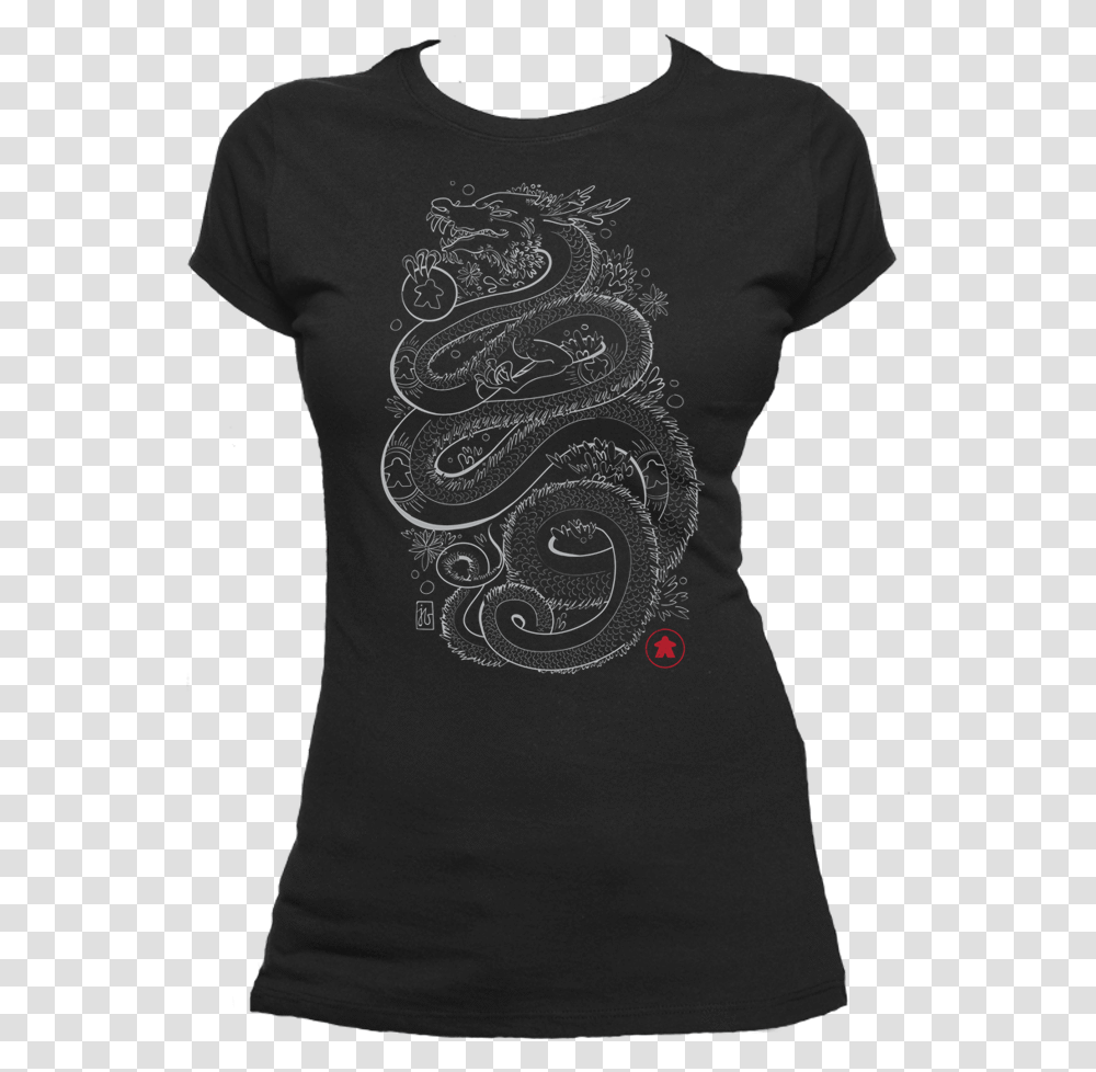Dragon With The Meeple Tattoos T Shirt, Apparel, Person, Human Transparent Png