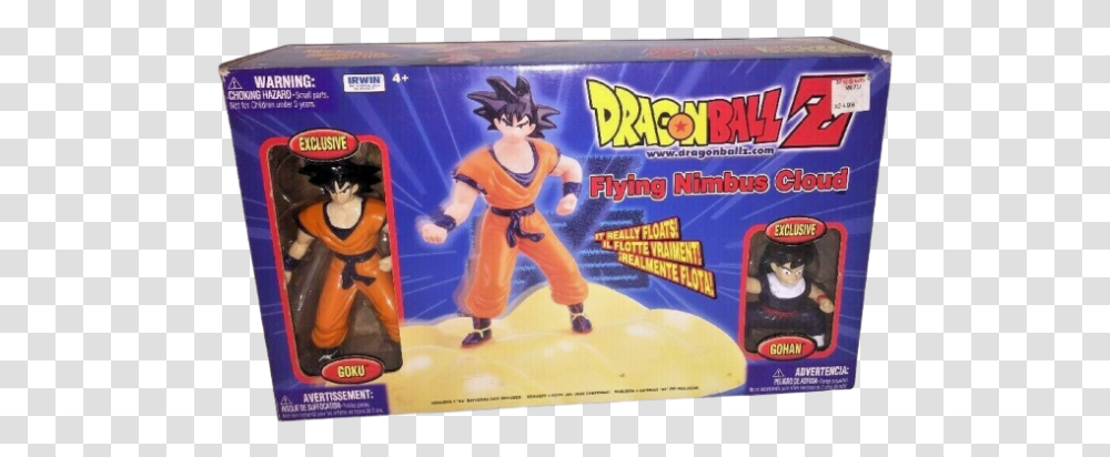 Dragonball Z By Irwin Flying Nimbus Cloud With Exclusive Goku & Gohan New Other Dragon Ball Z Flying Nimbus Toy, Person Transparent Png